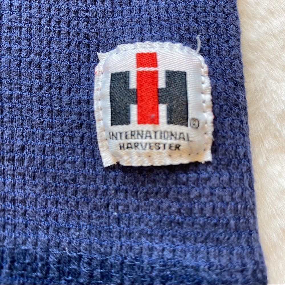 McCormick Farmall International Harvester Waffle Knit Henley Shirt Size XXL - Picture 4 of 10